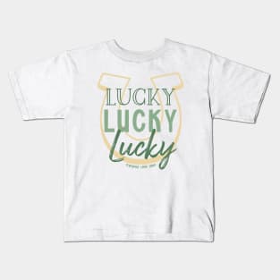 Extra Lucky Horseshoe © GraphicLoveShop Kids T-Shirt